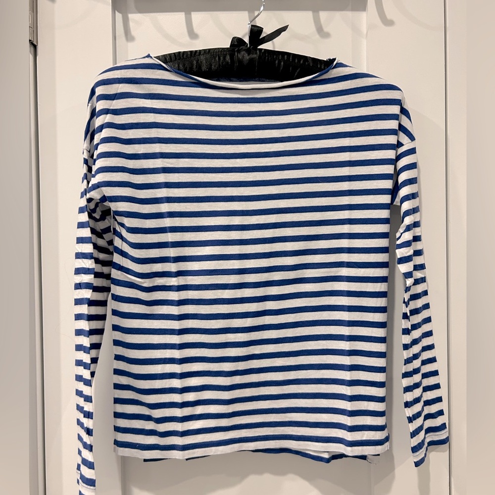 Vince striped long-sleeve t-shirt